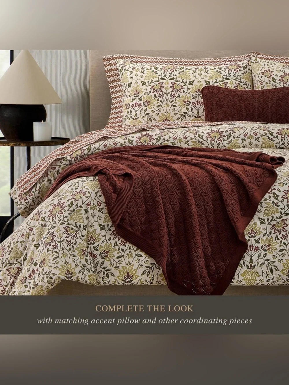 New Jeremiah Brent Home Pointelle Throw Blanket Chocolate Raisin 50x60”